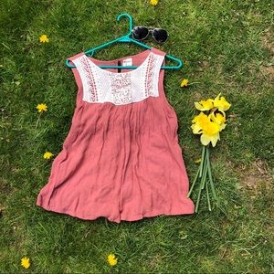 (🌸3 FOR $15 DEAL!) Japna Lace Tank Top